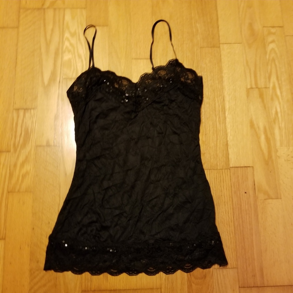 Vol 1 Black Lace Camisole Tank